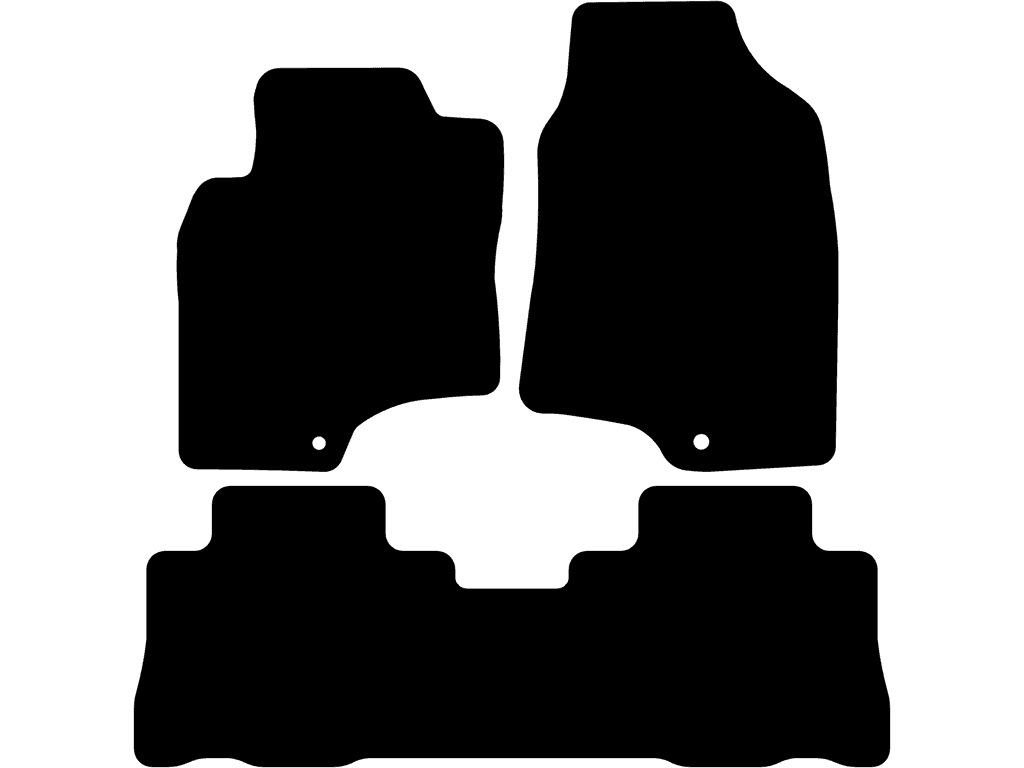 Kiinnitysjärjestelmä: Klipsit ruuvilla