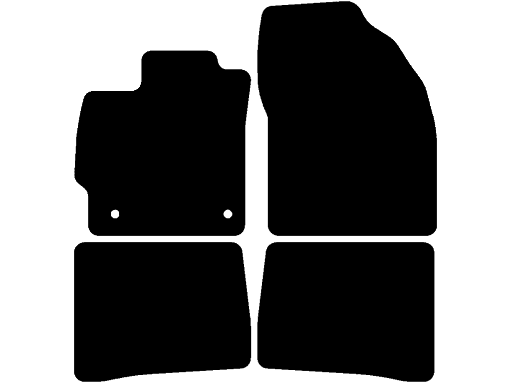 Etäisyys kiinnityspisteet (kuljettaja) 34,3 cm