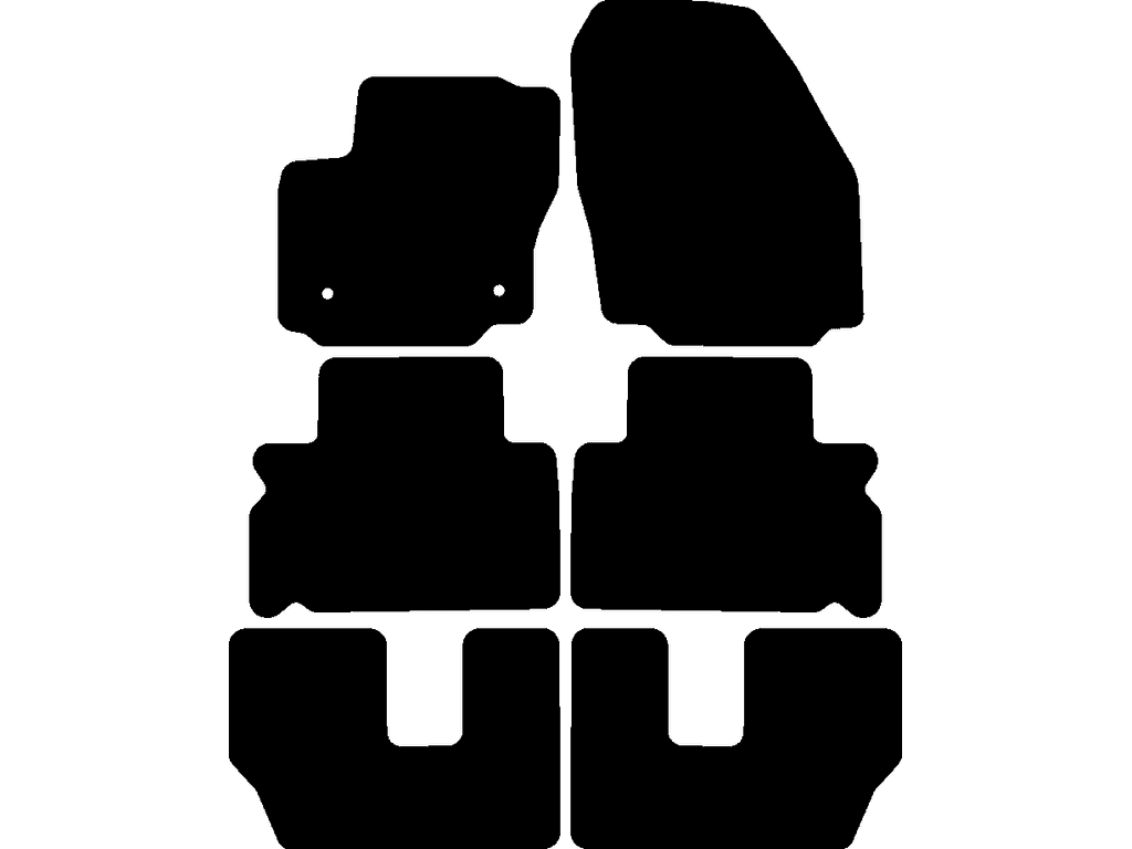 7-paikkainen | Etäisyys kiinnityspisteet (kuljettaja) 25.1 cm