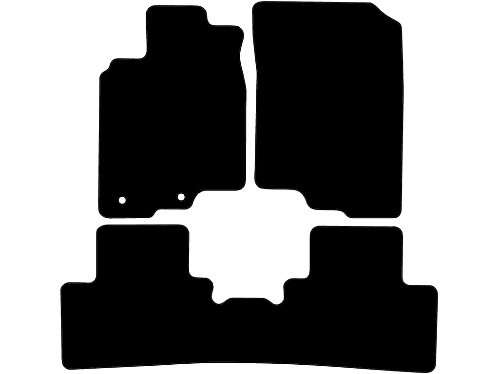 Etumatkustaja ilman kiinnitystä | Kiinnitysjärjestelmä: Klipsit