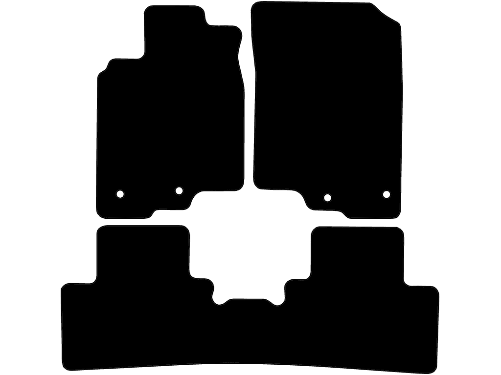 Etumatkustaja kiinnityksellä | Kiinnitysjärjestelmä: Klipsit