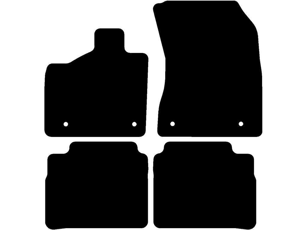 5-paikkainen | Versio 2 | Etäisyys kiinnityspisteet (kuljettaja) 30,8 cm