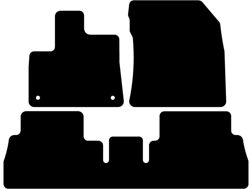 L1/ L2 | Variabele stoelen | 5-paikkainen | Kiinnitysjärjestelmä: Painonappi