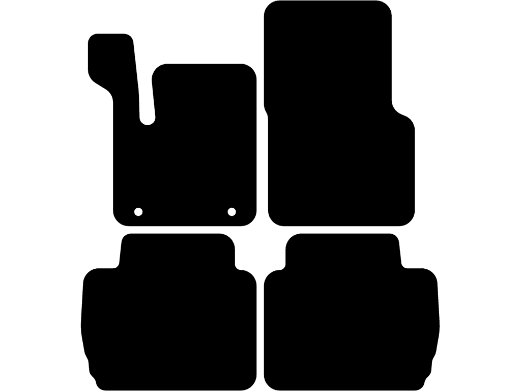 Kaksi erillistä takamattoa