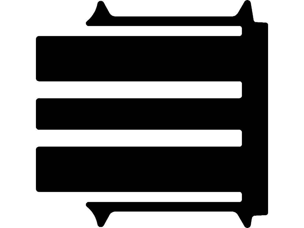 Achter | 6 rails | Kaksoisliukuovi