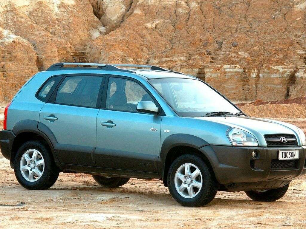 Tavaratilan matot Hyundai Tucson 2004 - 2009-autoihin