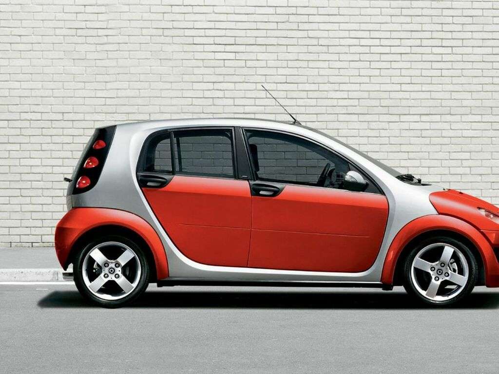 Tavaratilan matot Smart Forfour W454 2004 - 2006-autoihin