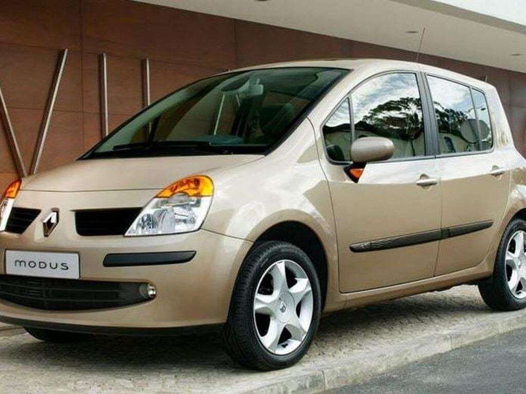 Tavaratilan matot Renault Modus/Grand Modus 2004 - 2012-autoihin