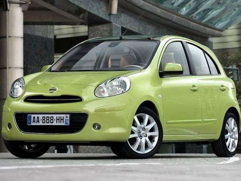 Tavaratilan matot Nissan Micra 2011 - 2013-autoihin