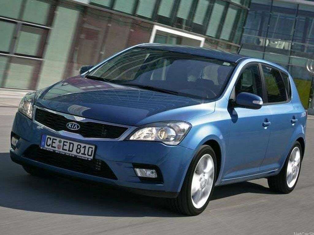 Tavaratilan matot Kia Ceed 2009 - 2012-autoihin