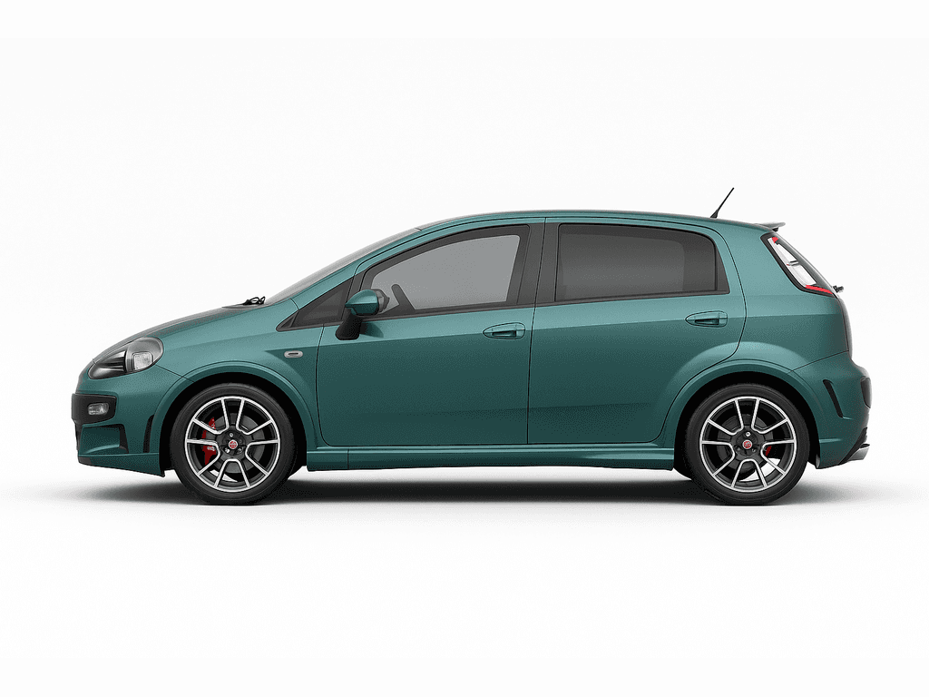 Tavaratilan matot Abarth Punto 2007 - 2014-autoihin