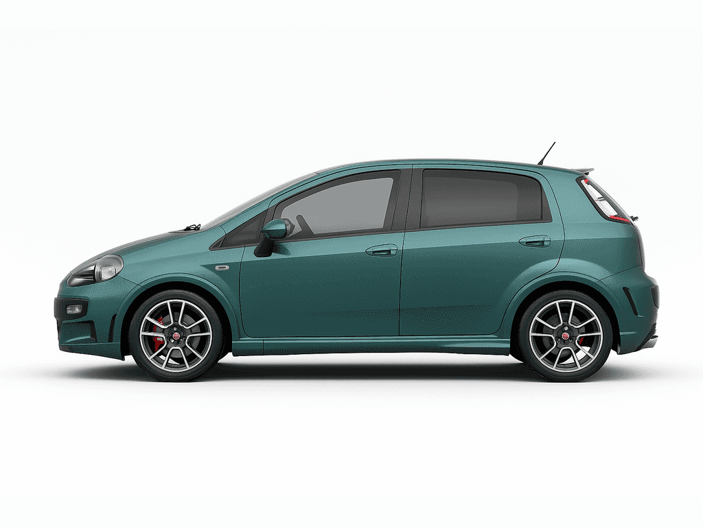 Tavaratilan matot Abarth Punto 2007 - 2014-autoihin
