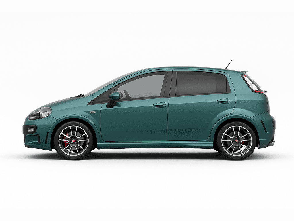 Tavaratilan matot Abarth Punto 2007 - 2014-autoihin